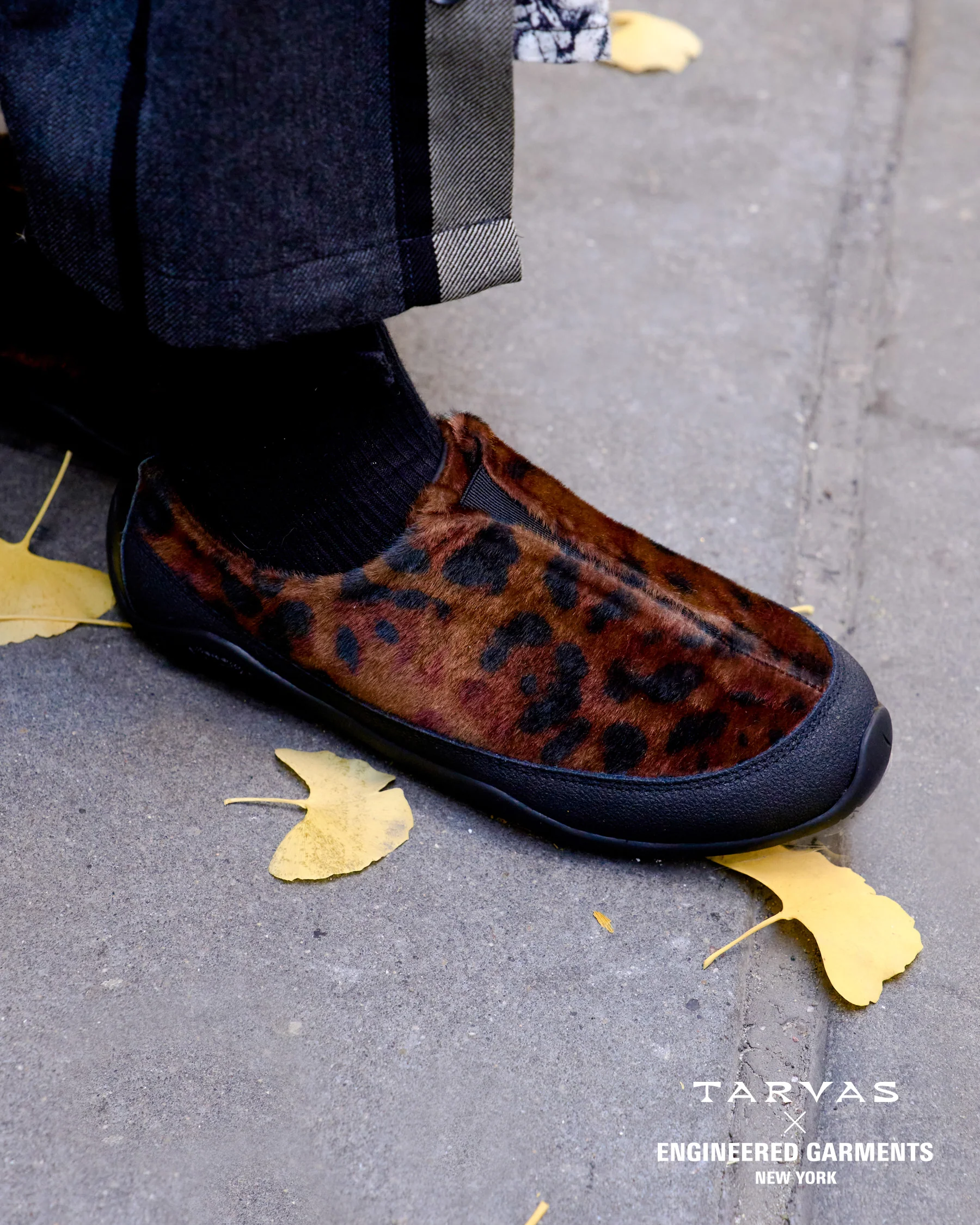 Tarvas x Engineered Garments - Leopard Faux Fur Wanderer - Image 3